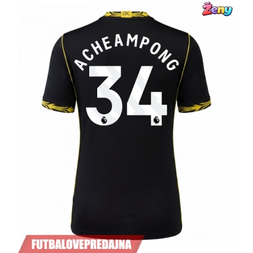 Lacne Ženy Futbalové dres Chelsea Josh Acheampong #34 2026-27 Krátky Rukáv - Preč